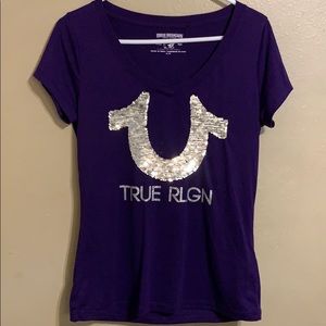 True religion v neck